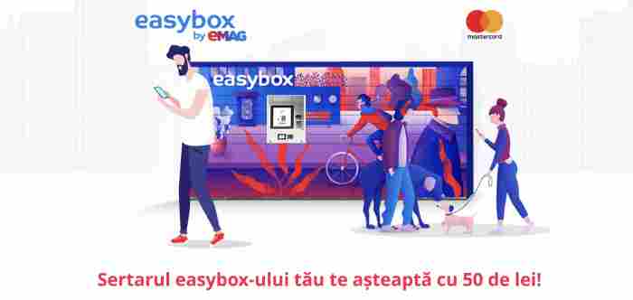 Primesti 50 lei daca faci o comanda la EasyBox