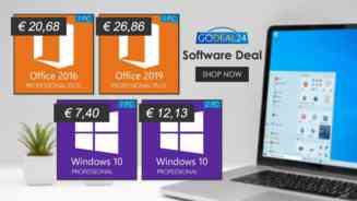 Oferte speciale pe Godeal24.com; Pachet cu 2 licente Windows 10 Pro la doar 12.13 euro